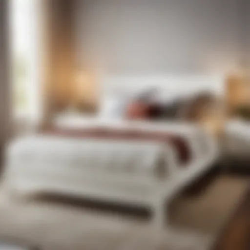 Elegant Malm Bed Frame in White