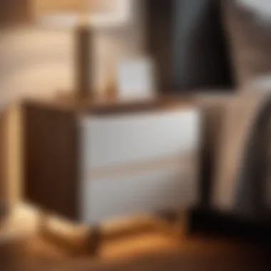 Functional Malm Nightstand with Storage