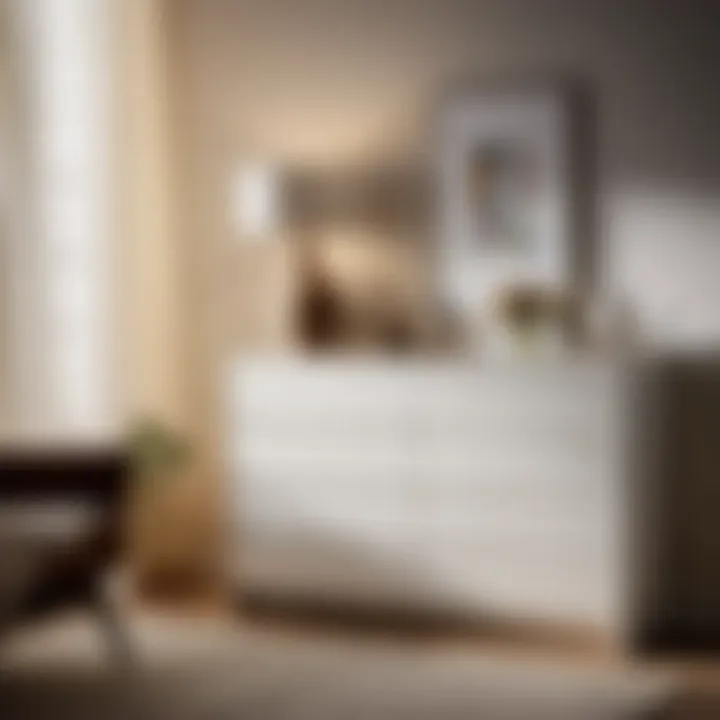 Sleek Malm Dresser with Minimalist Design