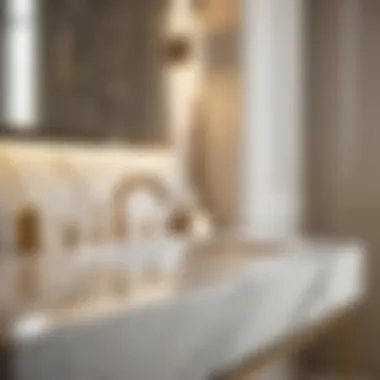 Elegance in Marble Marble Bathroom Countertop
