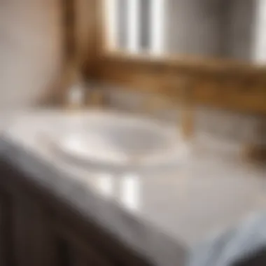 Marble: Opulent Beauty Luxurious marble bathroom vanity top