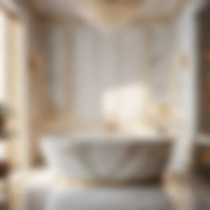 Luxurious Marble Bathtub Stall Sleek Marble Bathtub Stall