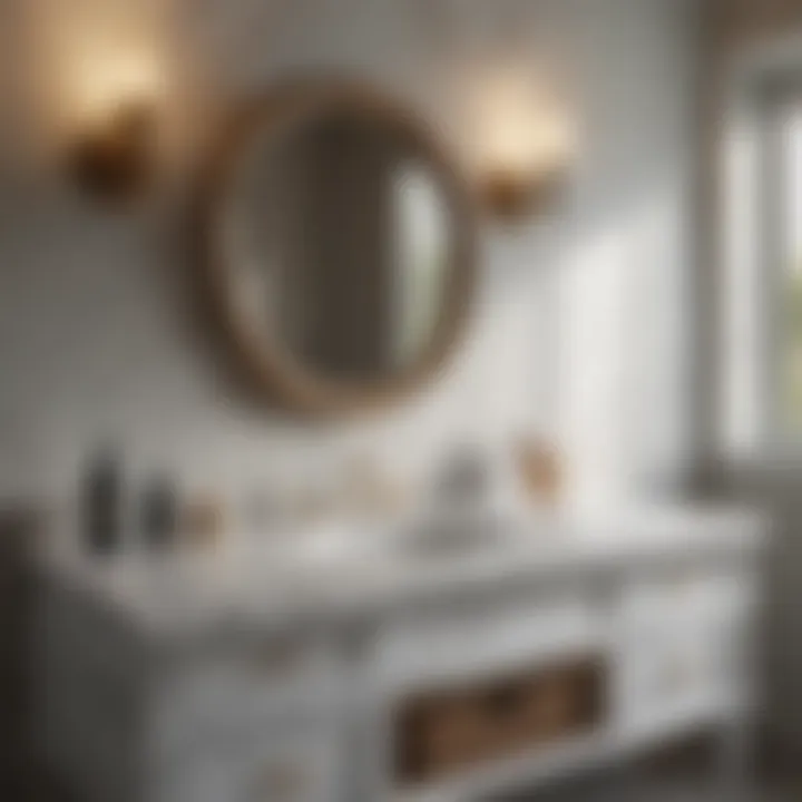 Luxurious Marble Countertop Vanity