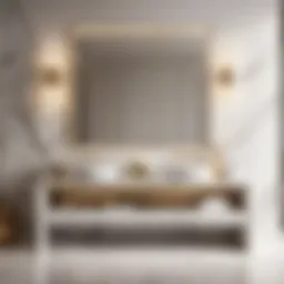 Elegant Marble Vanity Unit