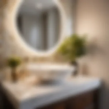 Elegant Marble Vanity Top with Vessel Sink Luxurious marble 26-inch bathroom vanity top with vessel sink