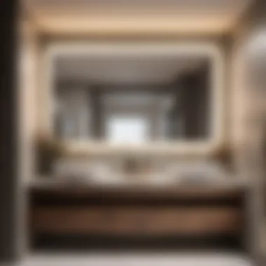 Modern Martin Bathroom Vanity with LED Lighting