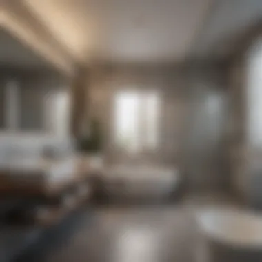 Innovative Bathroom Layout Innovative bathroom layout showcasing space optimization