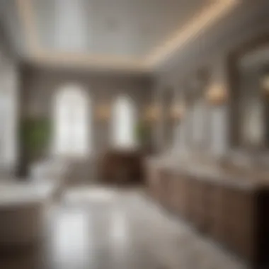 Luxurious Master Bathroom Luxurious master bathroom with modern fixtures and elegant finishes