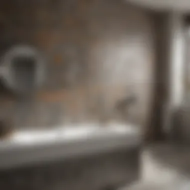 Stylish Tile Selection Stylish tile selection that enhances bathroom aesthetics