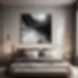 Elegant Monochrome Abstract Art