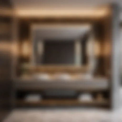 Elegant Bathroom Vanity in Modern Setting