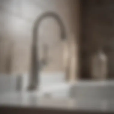 Faucet Precision Positioning Illustration demonstrating ideal faucet placement for efficient sink plumbing