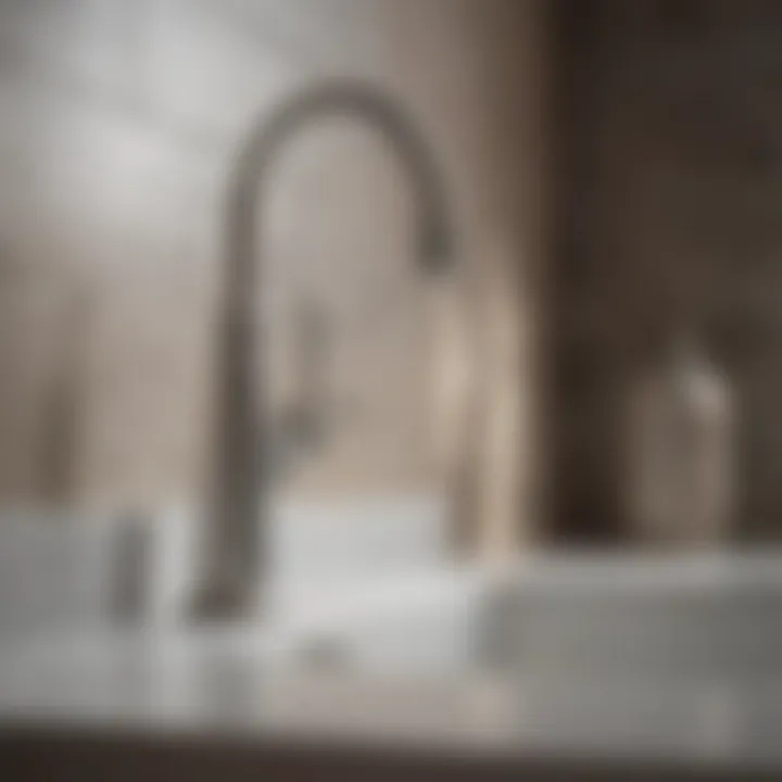 Faucet Precision Positioning Illustration demonstrating ideal faucet placement for efficient sink plumbing