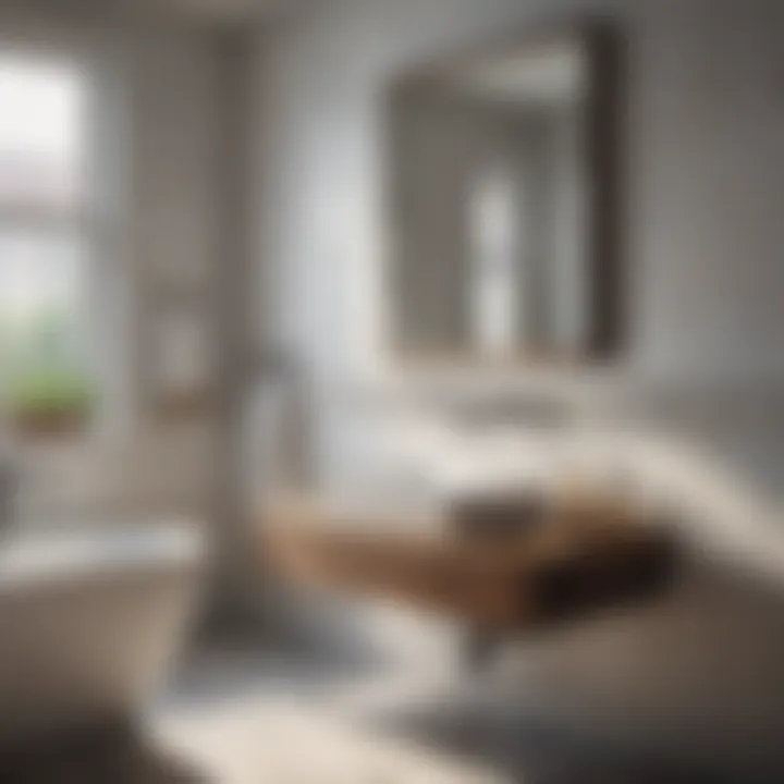 Wall Clearance Perfection Illustration showcasing optimal sink-to-wall clearance for plumbing rough-in