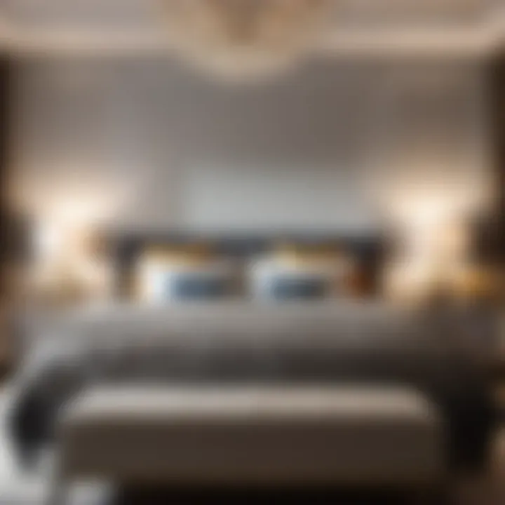 Organized bedroom with two matching nightstands