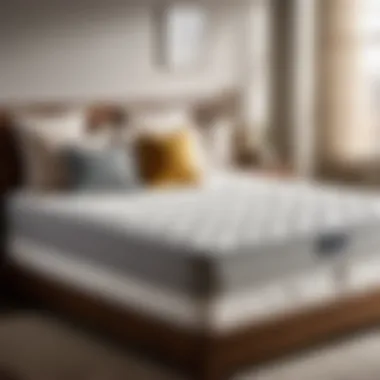 Illustration demonstrating mattress durability for long-term use