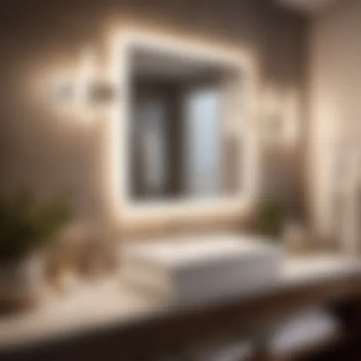 Sleek Modern Bathroom Lighting Modern bathroom with brushed nickel 4 light fixtures