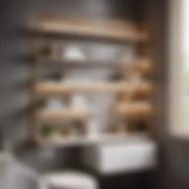 Contemporary Storage Innovations for Bathrooms Modern above toilet shelf with clever storage solutions