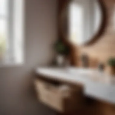 Optimize Bathroom Space with Smart Organization Creative use of magazine basket for bathroom organization