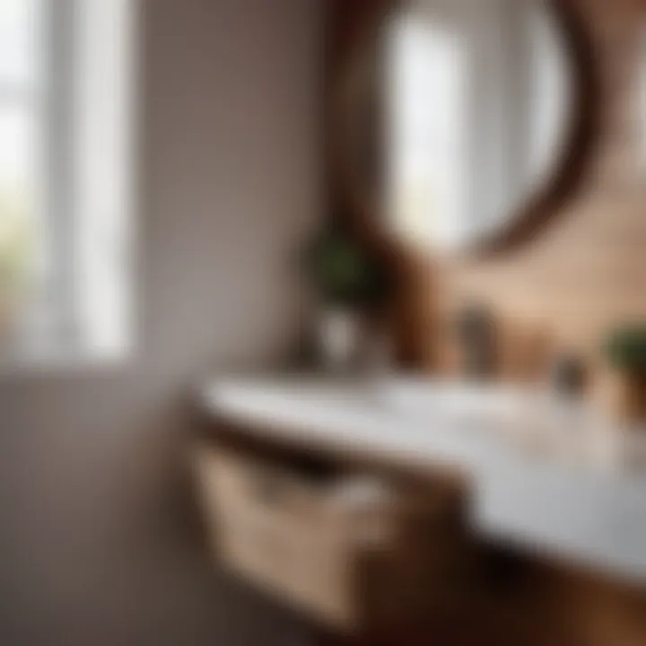 Optimize Bathroom Space with Smart Organization Creative use of magazine basket for bathroom organization