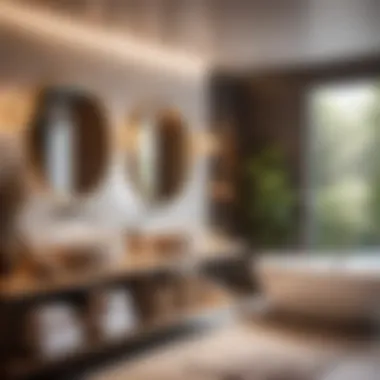 Creating a Spa-Like Atmosphere in Your Bathroom Luxurious bathroom setup with a 24-inch vanity top