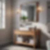 Elegant Bathroom Storage Solution