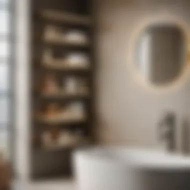 Sleek Bathroom Shelving Sleek Bathroom Shelving