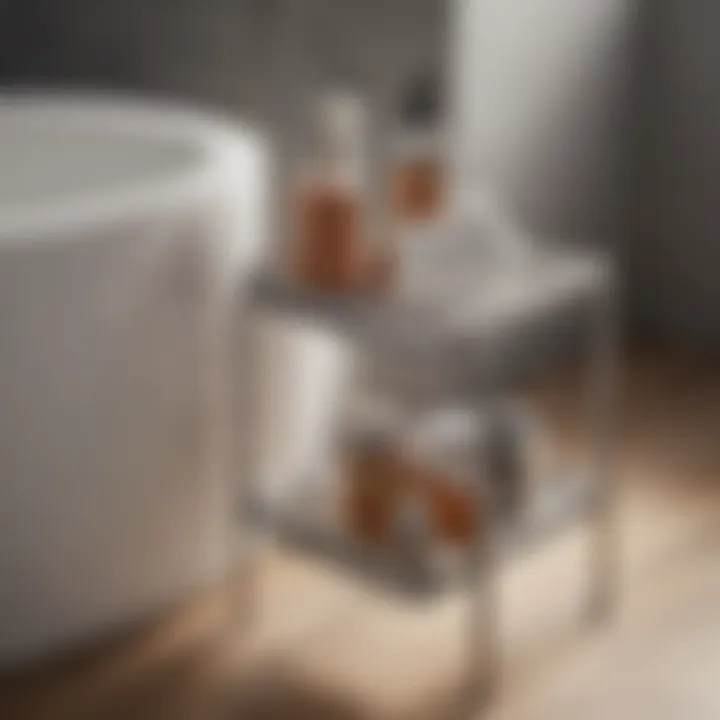 Sleek Over the Stool Organizer Sleek Over the Stool Organizer