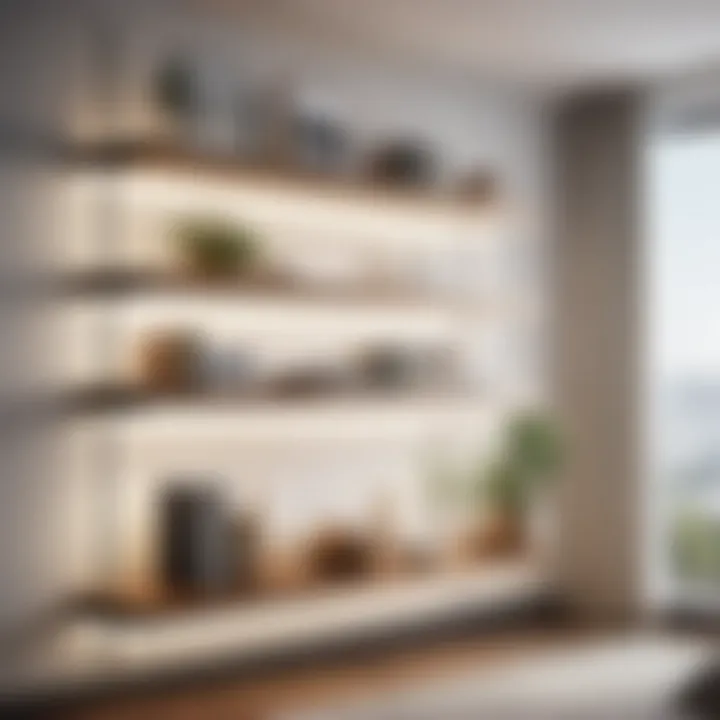 Minimalist Open Shelving Unit