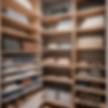 Efficient Closet Organizer Closet Organization with Shelf Dividers