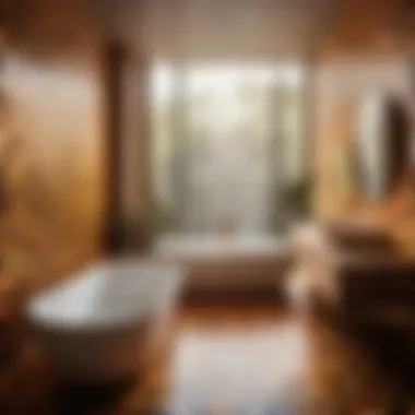 Modern Geometric Patterns Using Epoxy Paint Modern Geometric Patterns Epoxy Paint Bathroom