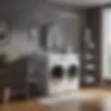 Compact Drying Solutions for Urban Living Compact laundry drying rack in modern apartment setting