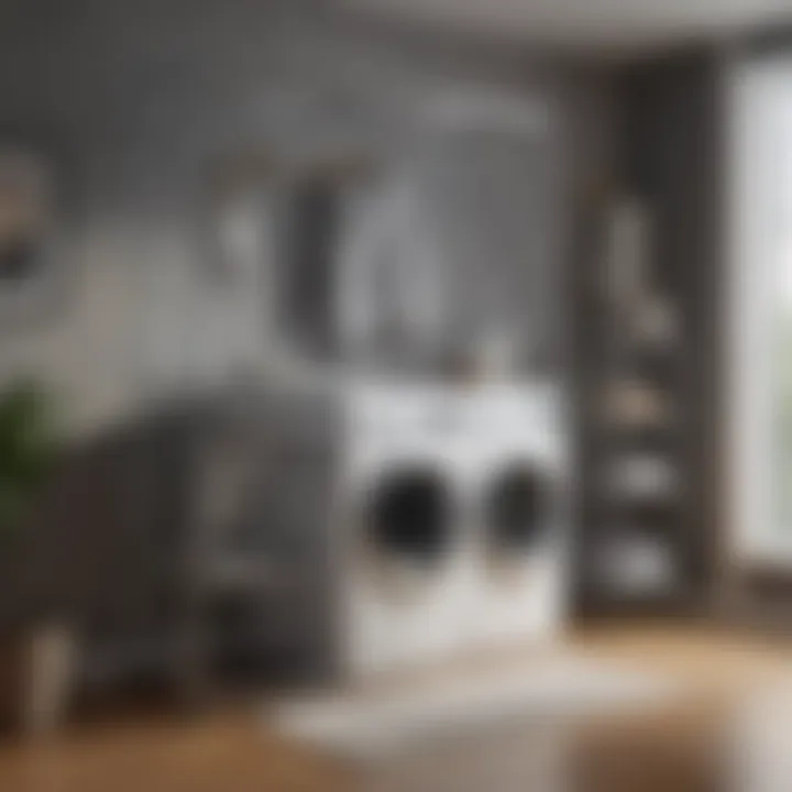 Compact Drying Solutions for Urban Living Compact laundry drying rack in modern apartment setting