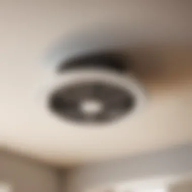 Compact and powerful small bathroom exhaust fan for optimal air circulation