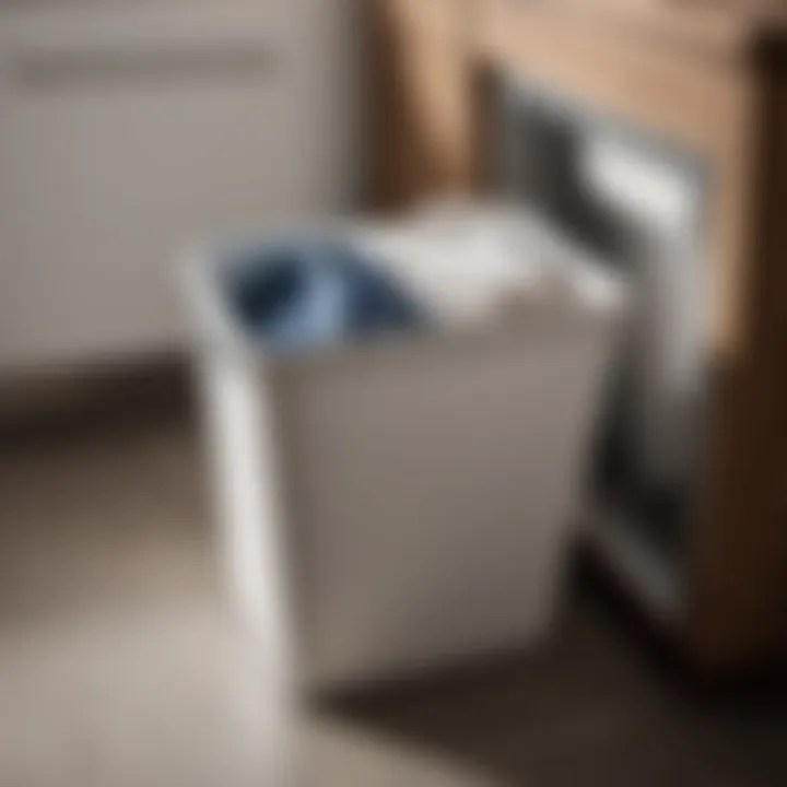 Space-Saving Waste Basket Design Space-Saving Waste Basket Design