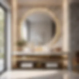 Luxurious Marble Bathroom Vanity