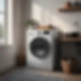 Compact Laundry Bin for Modern Spaces Stylish compact laundry bin in a modern apartment