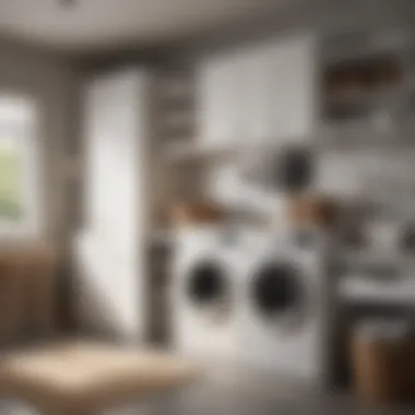 Efficient Laundry Organization Solutions Organized laundry room with bins and storage solutions