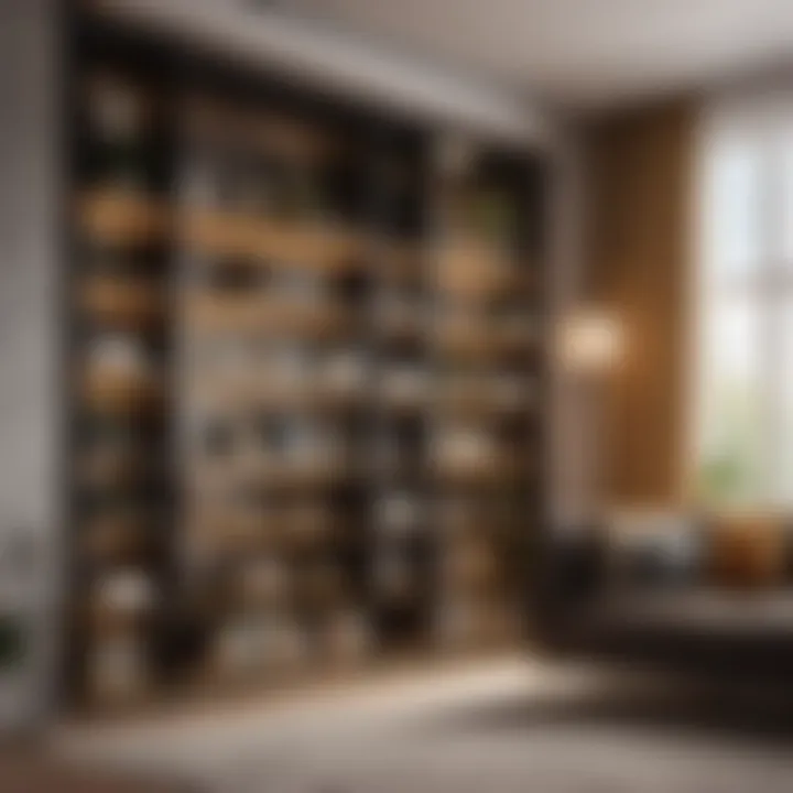 Innovative Bookshelf Design for Home Office
