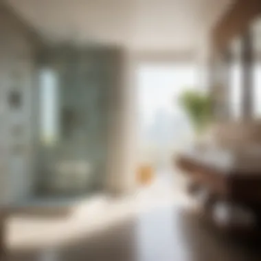 Serene Bathroom Transformation with Natural Light Minimalistic bathroom remodeling with natural light