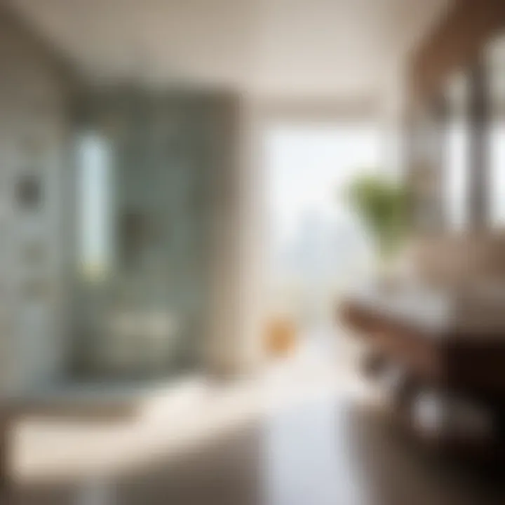 Serene Bathroom Transformation with Natural Light Minimalistic bathroom remodeling with natural light
