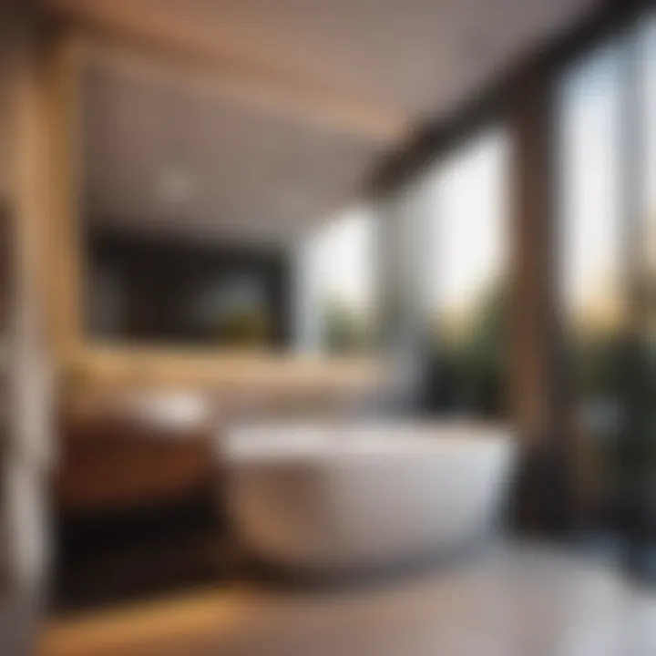 Sleek Bathroom Extension Construction