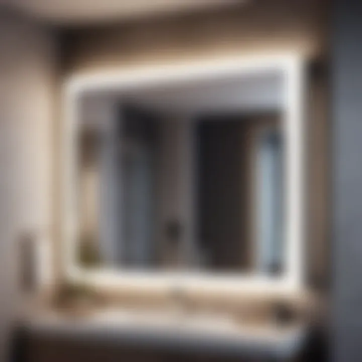 Multi-Functional Mirror Unit Clever Bathroom Mirror Storage