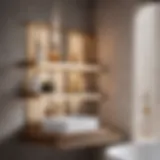 Sleek Shelving Solutions Innovative Bathroom Shelving