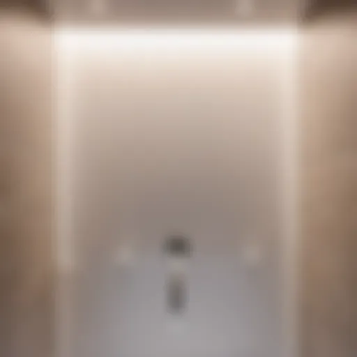 Innovative Hook Placement Innovative hook placement in small bathroom