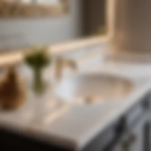 Elegant Marble Countertop and Backsplash