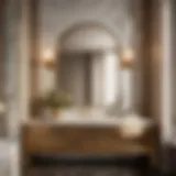 Luxurious Vanity with Timeless Marble Elegant Vanity with Marble Countertop