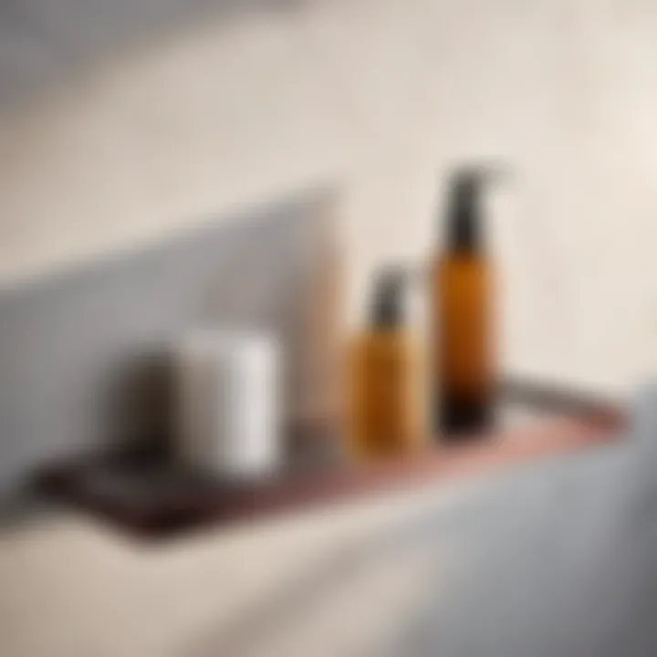 Elegant Wall-Mounted Shallow Shelf for Bathroom Essentials