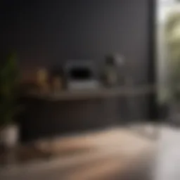 Sleek Minimalist Desk in Black