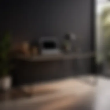 Sleek Minimalist Desk in Black